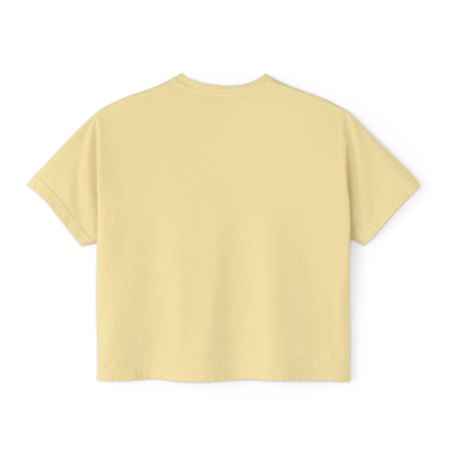 Boxy Tee — Minimal 'MONXBRAY' Gothic Logo Women's Crop T-Shirt