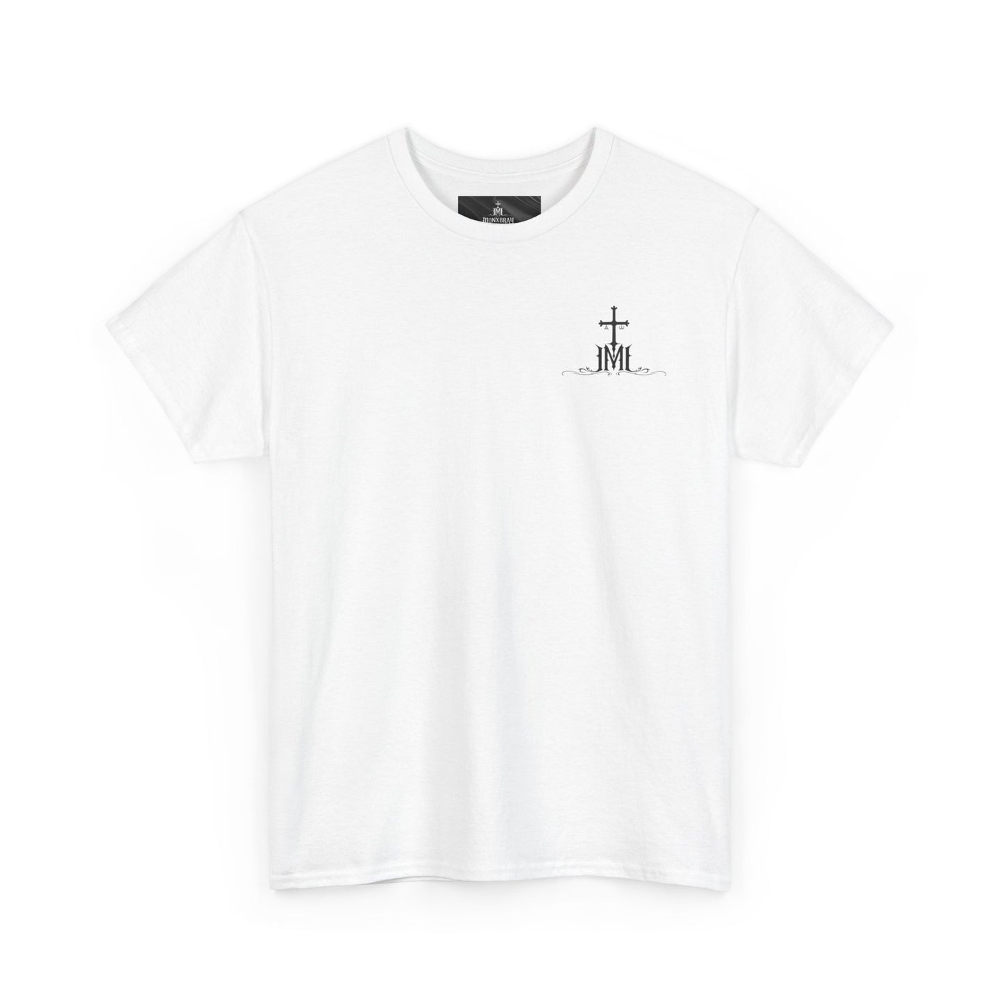 Graphic Tee — Vintage Statue Backprint "Most People Don’t Care About The Blah"