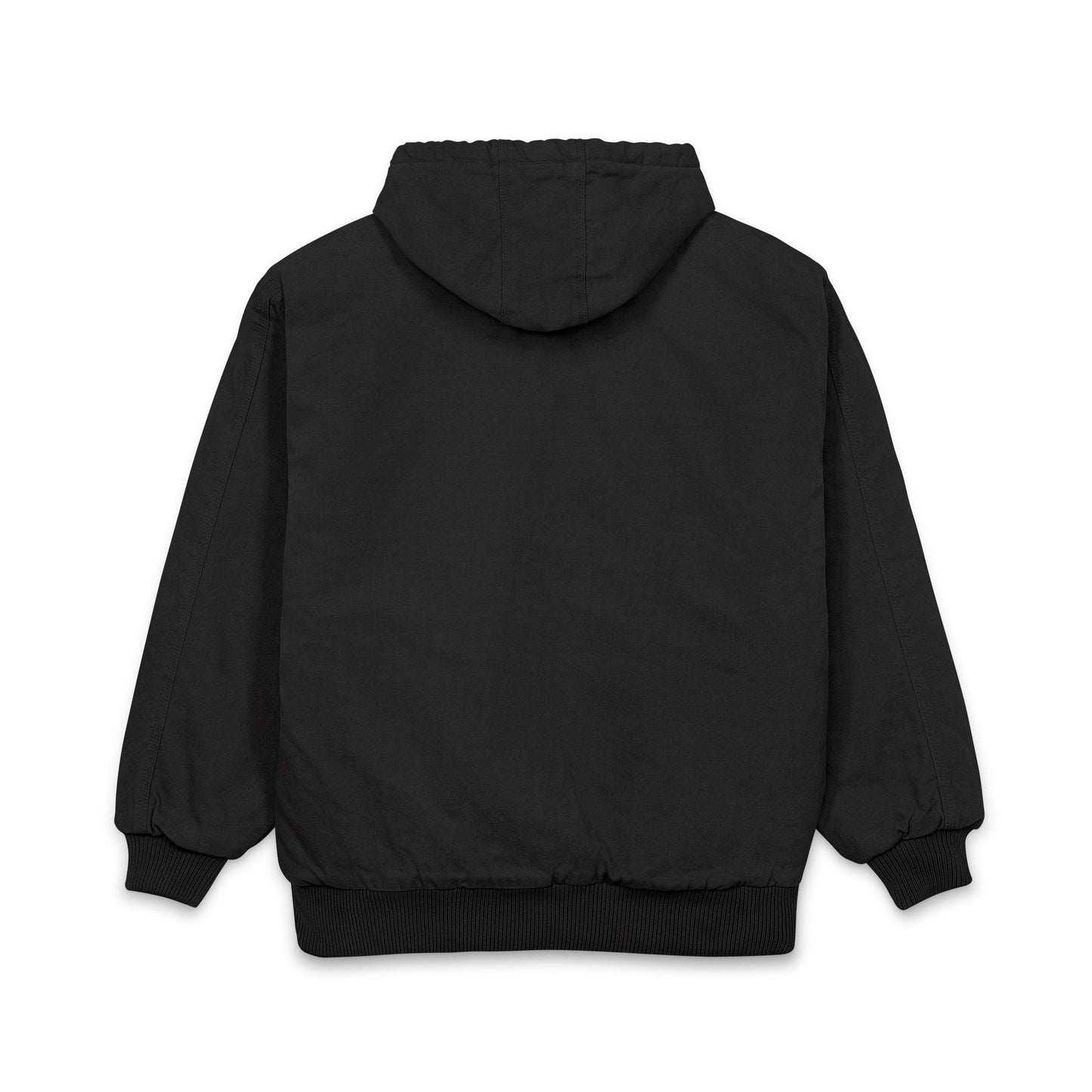 Embroidered Work Hoodie Jacket – Durable Duck Cloth Hooded Coat