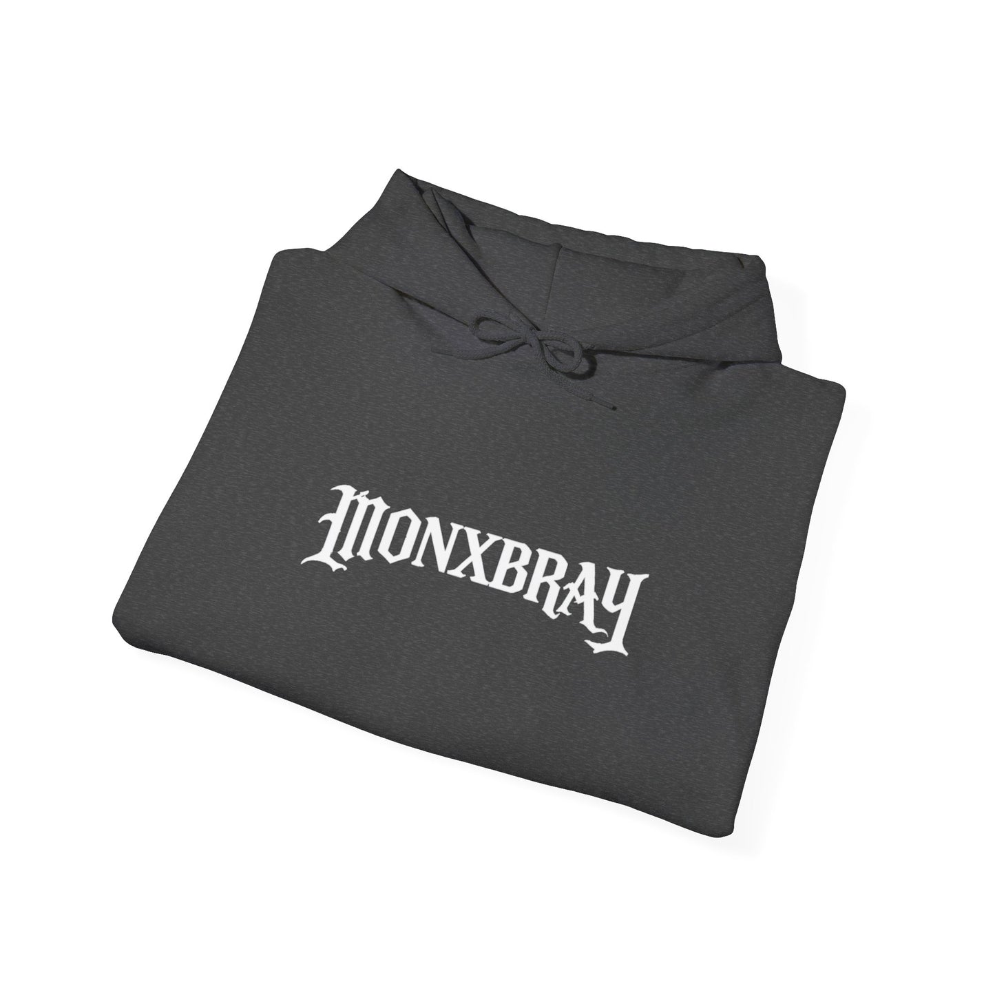 Monxbray Logo Hoodie — Gothic Cross "Monxbray" Pullover (Since 2026)