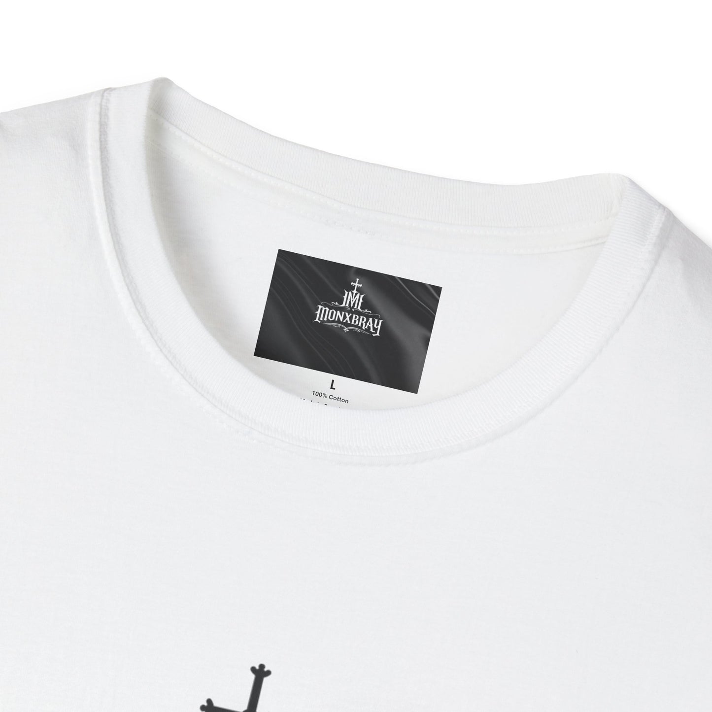 Minimalist Cross Tombstone T-Shirt — ‘R.I.P.’ Gothic Christian Tee
