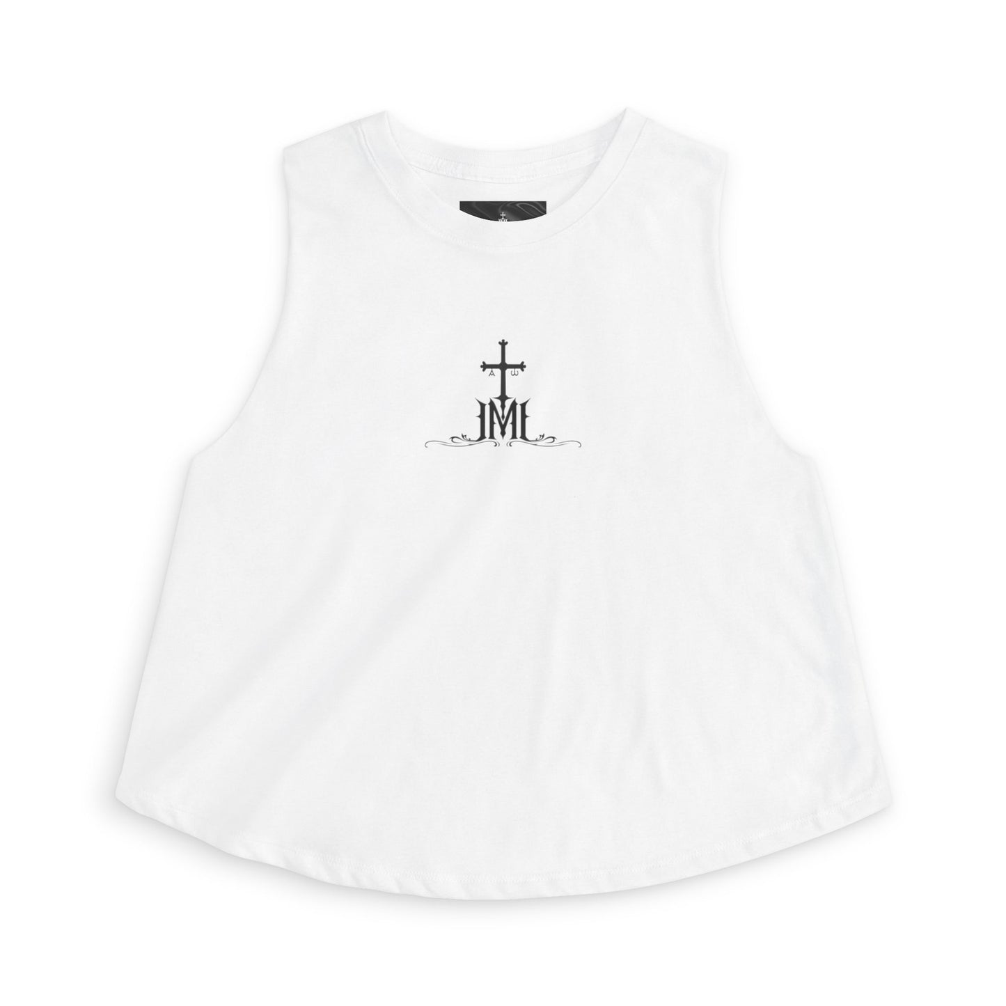Faith Cross Crop Top — JML MonxBray Spiritual Women's Tank