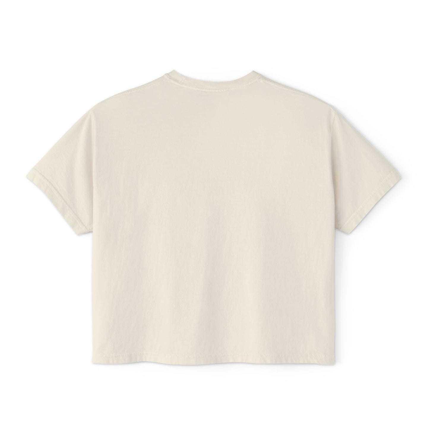 Boxy Tee — Minimal 'MONXBRAY' Gothic Logo Women's Crop T-Shirt
