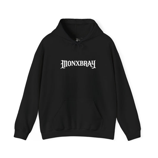 Monxbray Logo Hoodie — Gothic Cross "Monxbray" Pullover (Since 2026)