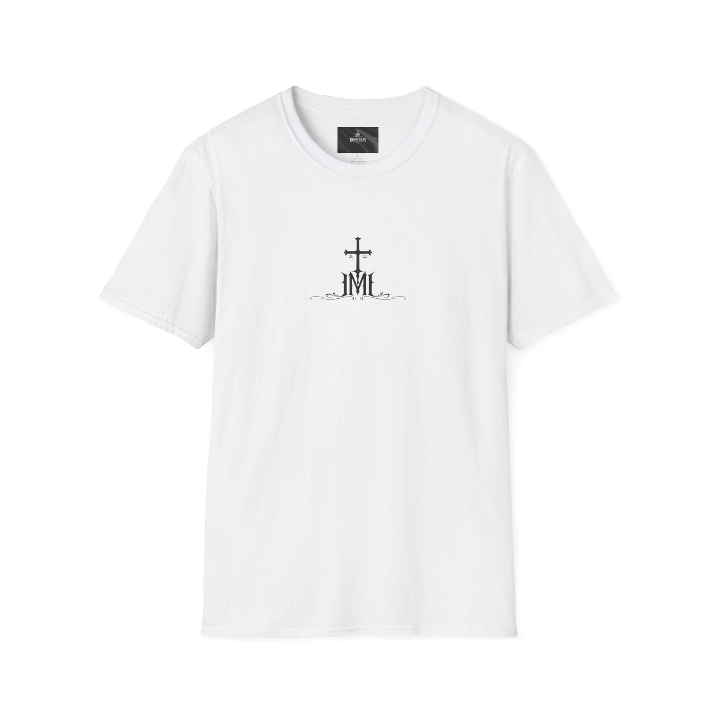 Minimalist Cross Tombstone T-Shirt — ‘R.I.P.’ Gothic Christian Tee
