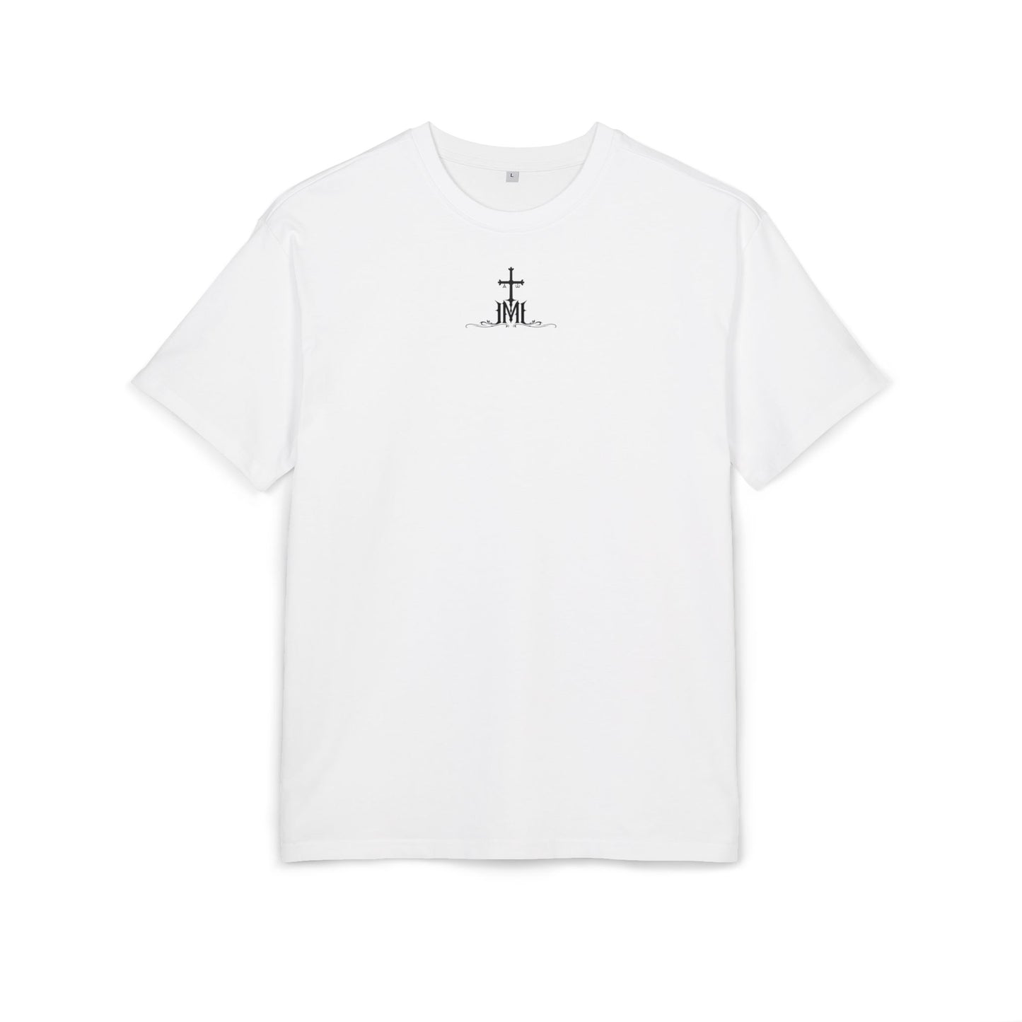 Tee — Gothic Statue Graphic 'I Don't Care About Your Rules' Oversized Shirt