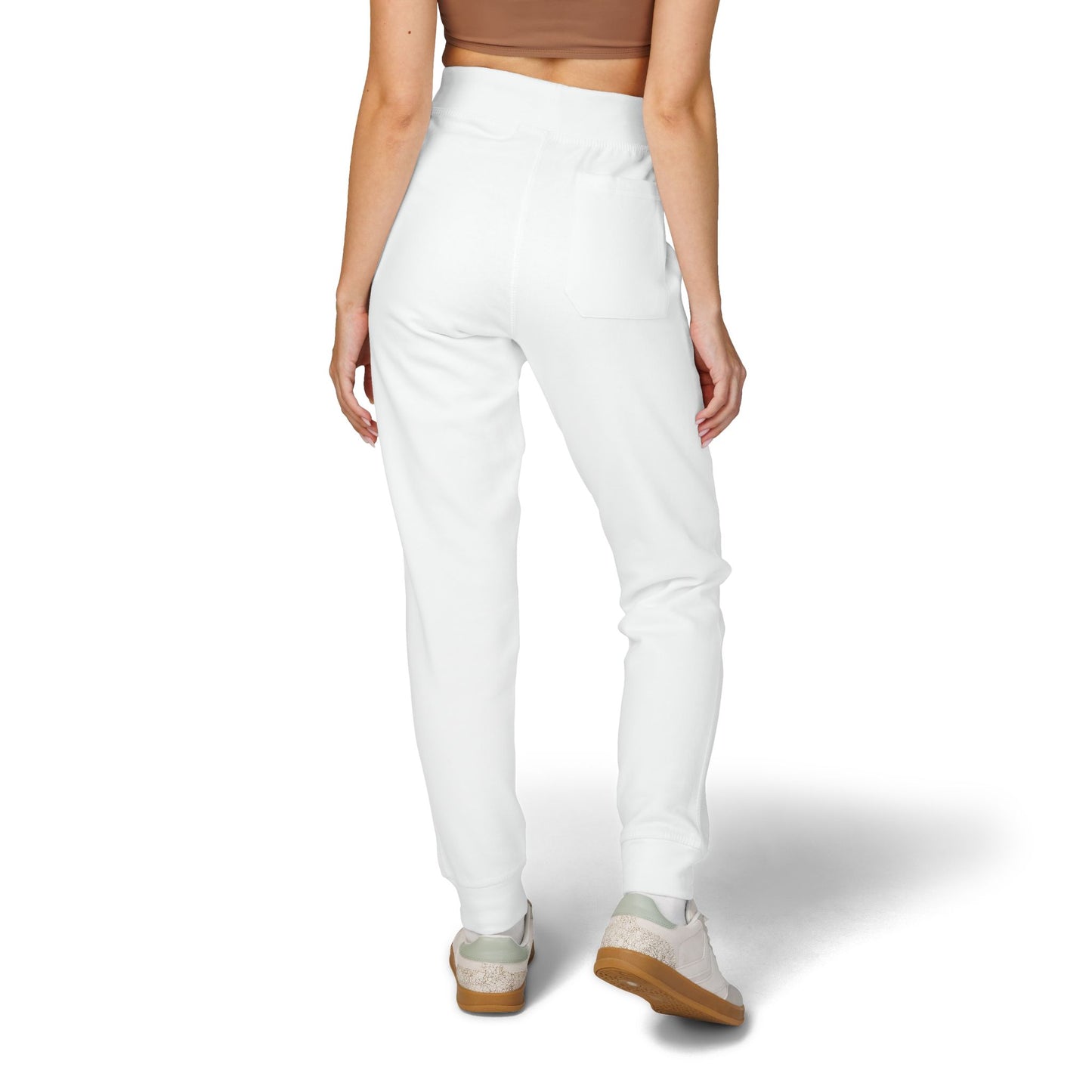 Embroidered Cross Fleece Sweatpants — Minimal Faith Joggers
