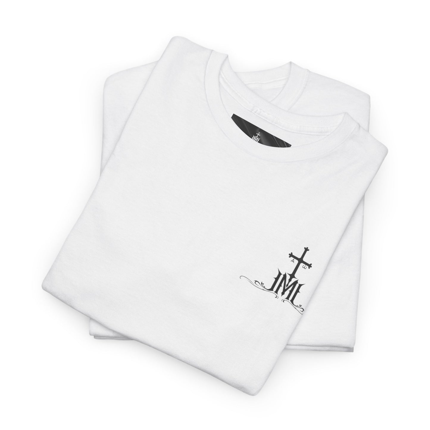 Graphic Tee — Vintage Statue Backprint "Most People Don’t Care About The Blah"