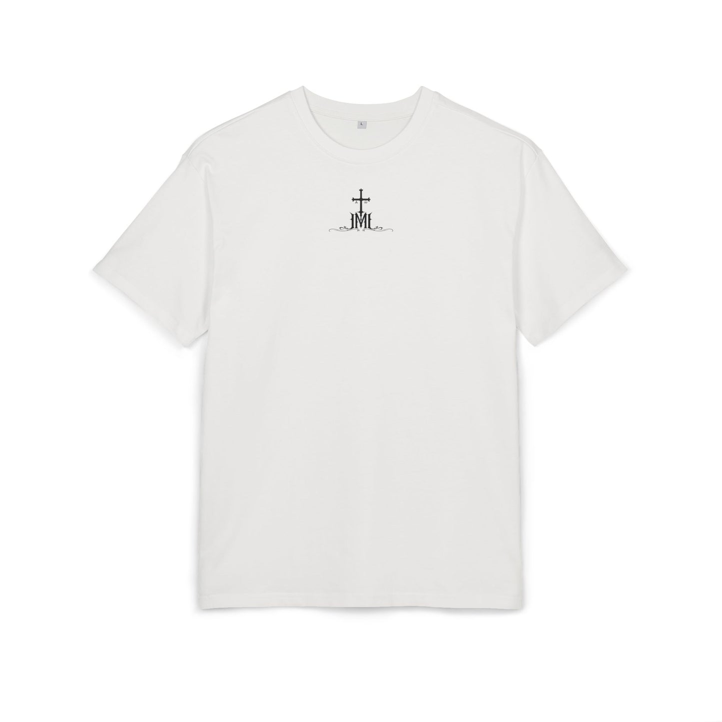 Tee — Gothic Statue Graphic 'I Don't Care About Your Rules' Oversized Shirt