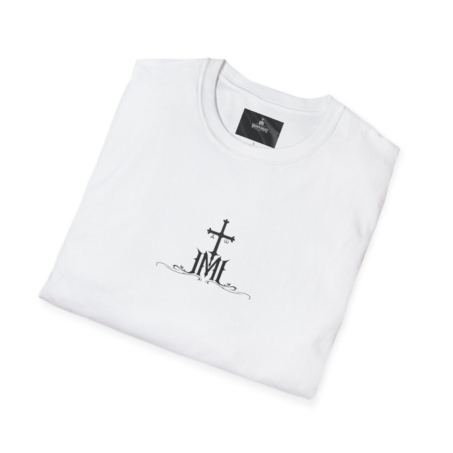 Minimalist Cross Tombstone T-Shirt — ‘R.I.P.’ Gothic Christian Tee