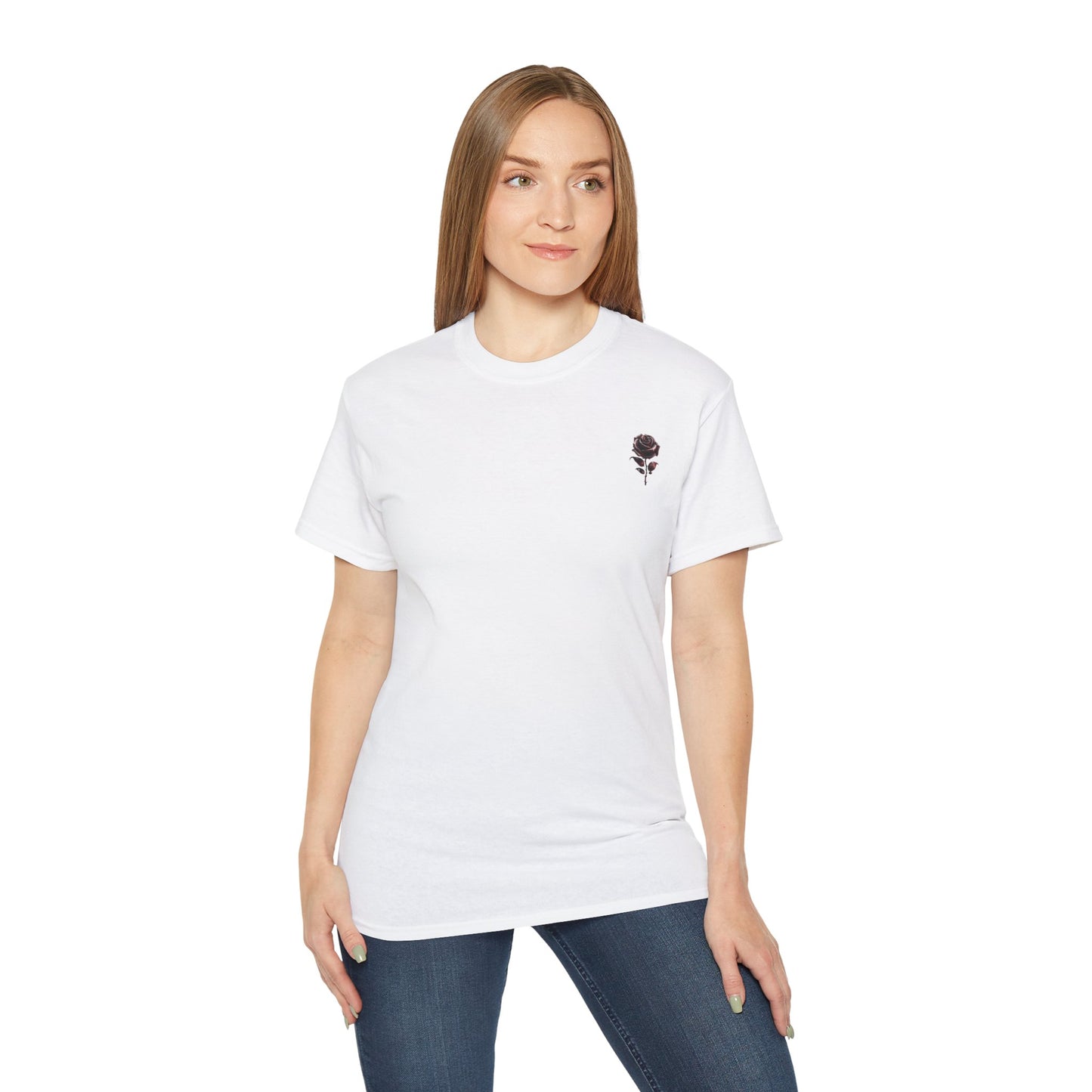 Monxbray Rose Tee — Gothic Rose Graphic T-Shirt