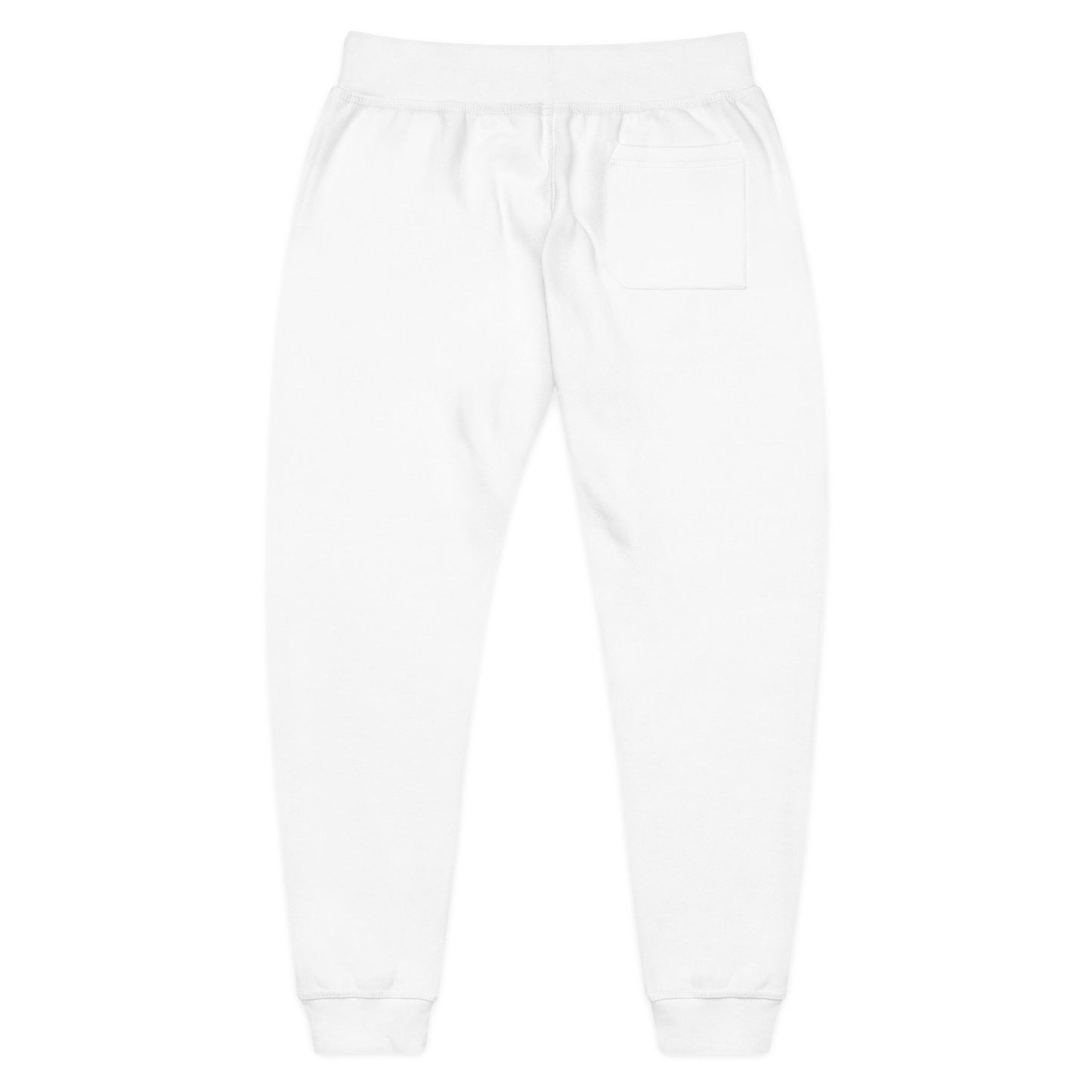 Embroidered Cross Fleece Sweatpants — Minimal Faith Joggers