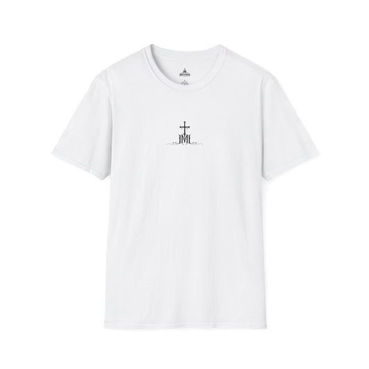 Religious Statue Graphic T-Shirt – ‘Saints Who I Care About’ Back Print