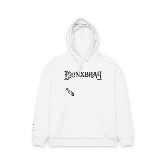 Rose Graphic Hoodie – 'MW MONXBRAY' Logo Streetwear Pullover